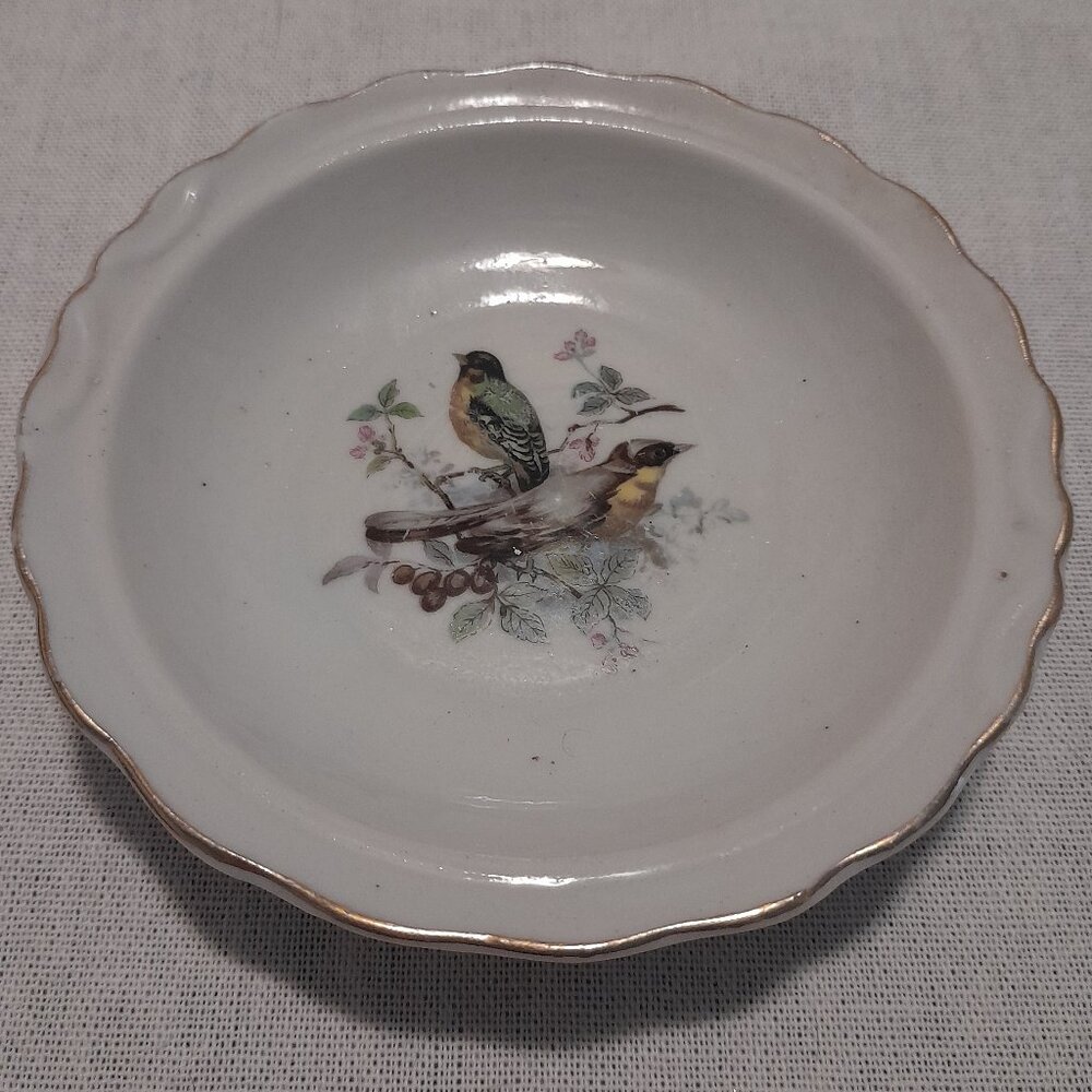 VTG West German Rosenthal Bird Trinket Dish ( Josef Kuba Ware)